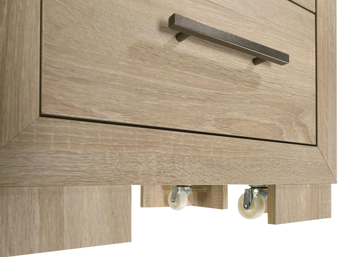 Arielle Nightstand in Light Oak - Coaster Furniture