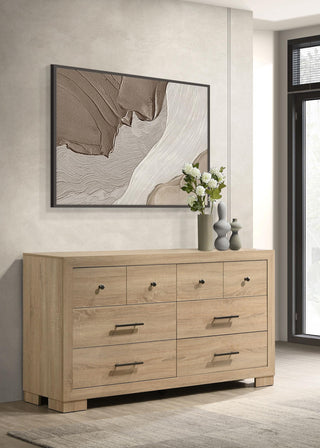 Arielle Dresser in Light Oak - Coaster Furniture
