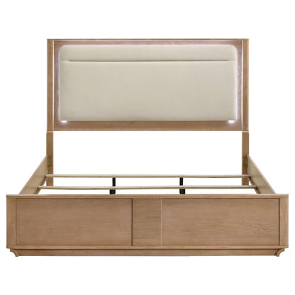Leanne Bed in Light Oak