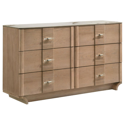 Leanne 4-Piece Set in Light Oak