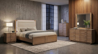 Leanne 5-Piece Set in Light Oak