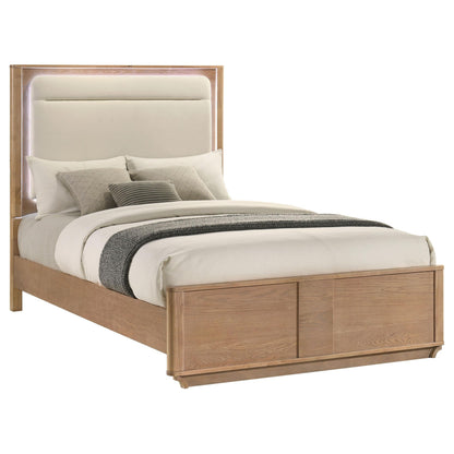 Leanne Bed in Light Oak