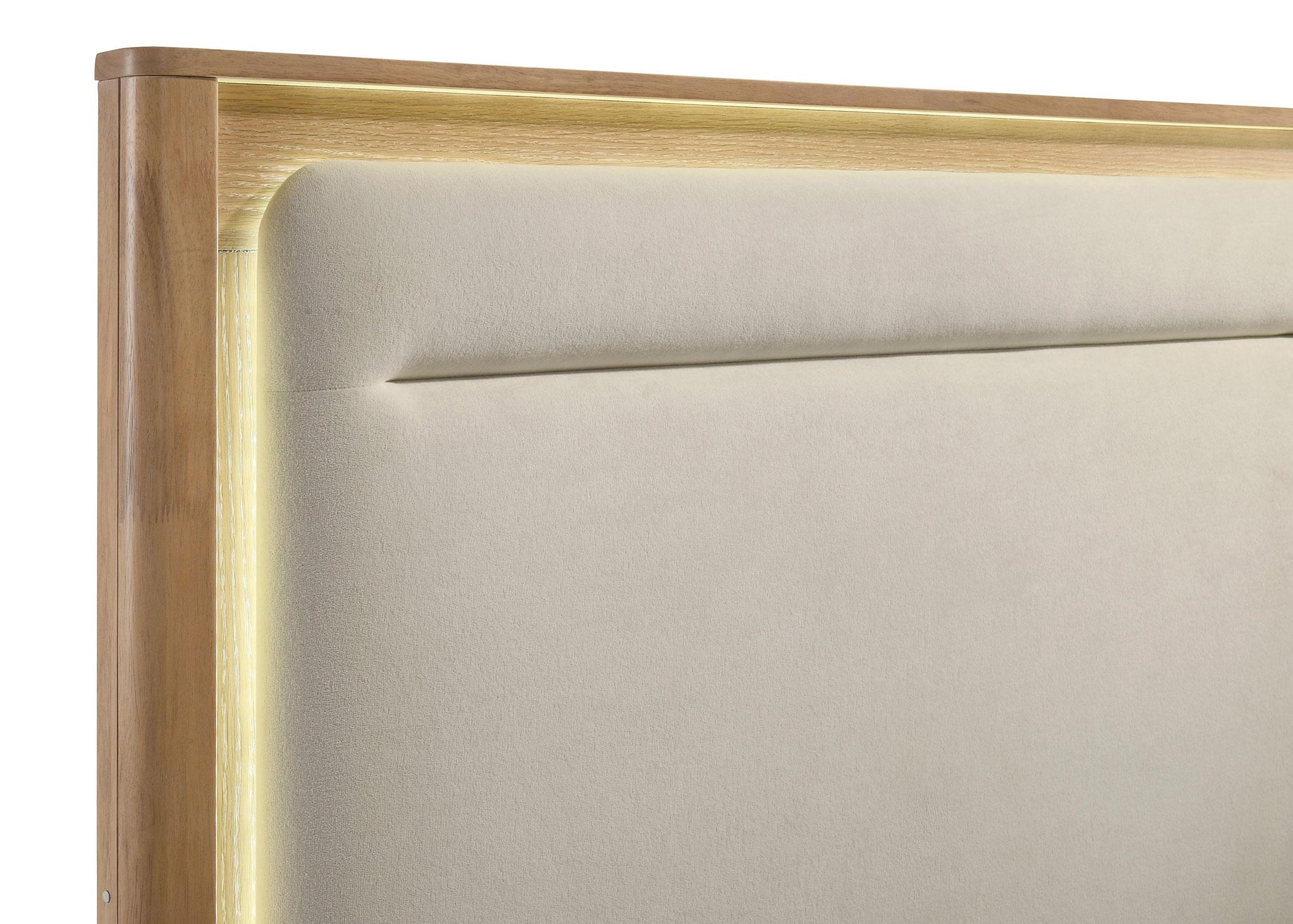 Leanne Bed in Light Oak