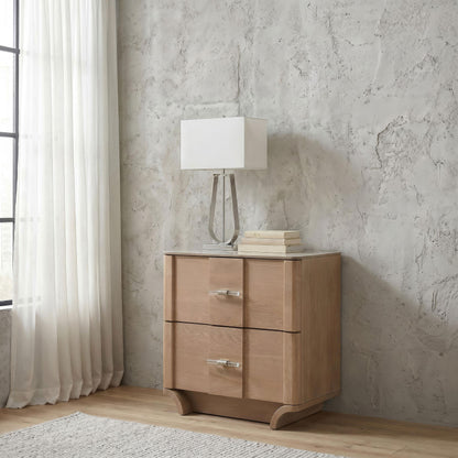 Leanne Nightstand in Light Oak - Coaster Furniture