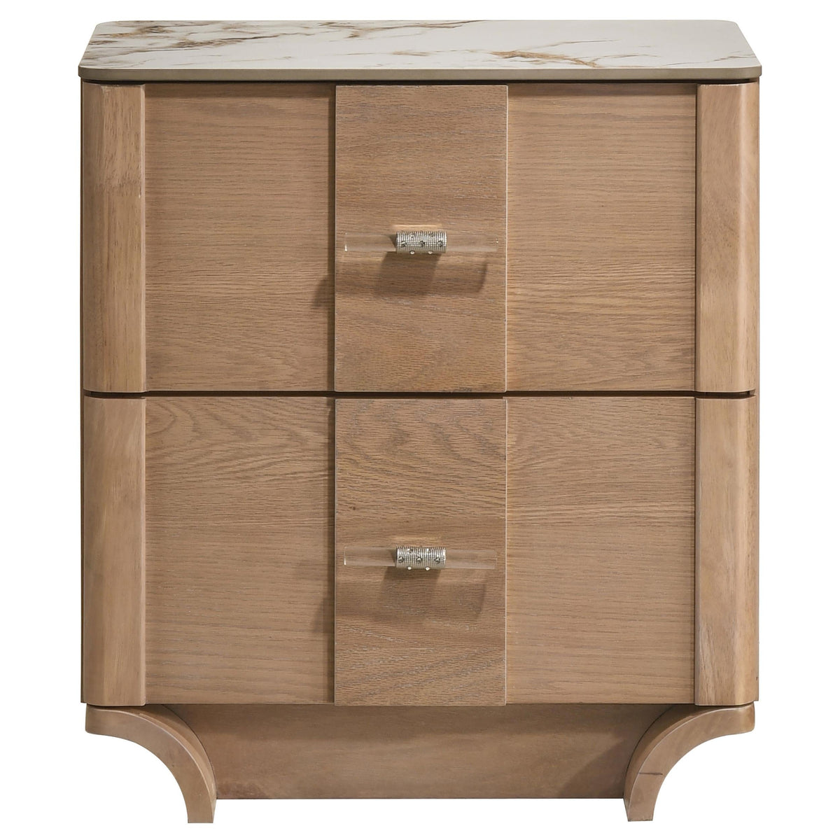 Leanne Nightstand in Light Oak - Coaster Furniture