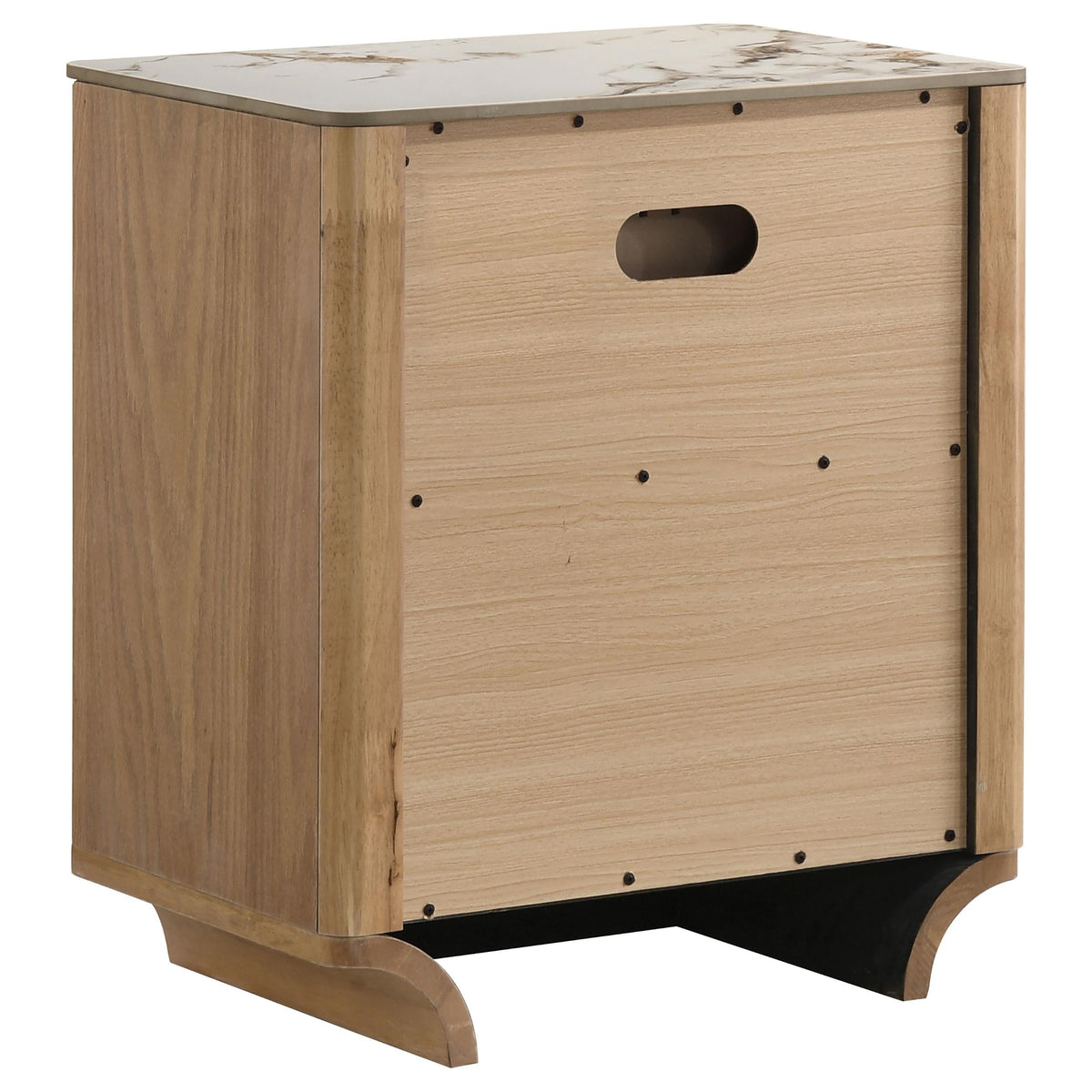 Leanne Nightstand in Light Oak - Coaster Furniture