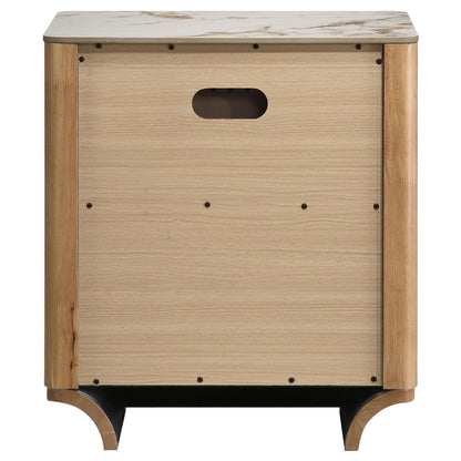 Leanne Nightstand in Light Oak - Coaster Furniture