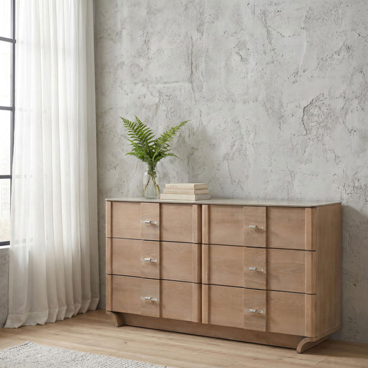 Leanne Dresser in Light Oak - Coaster Furniture
