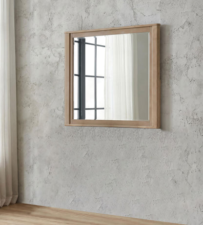 Leanne Dresser Mirror in Light Oak - Coaster Furniture