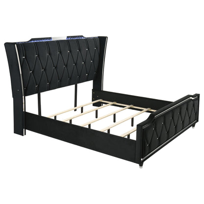 Lorient E King Bed - Black
