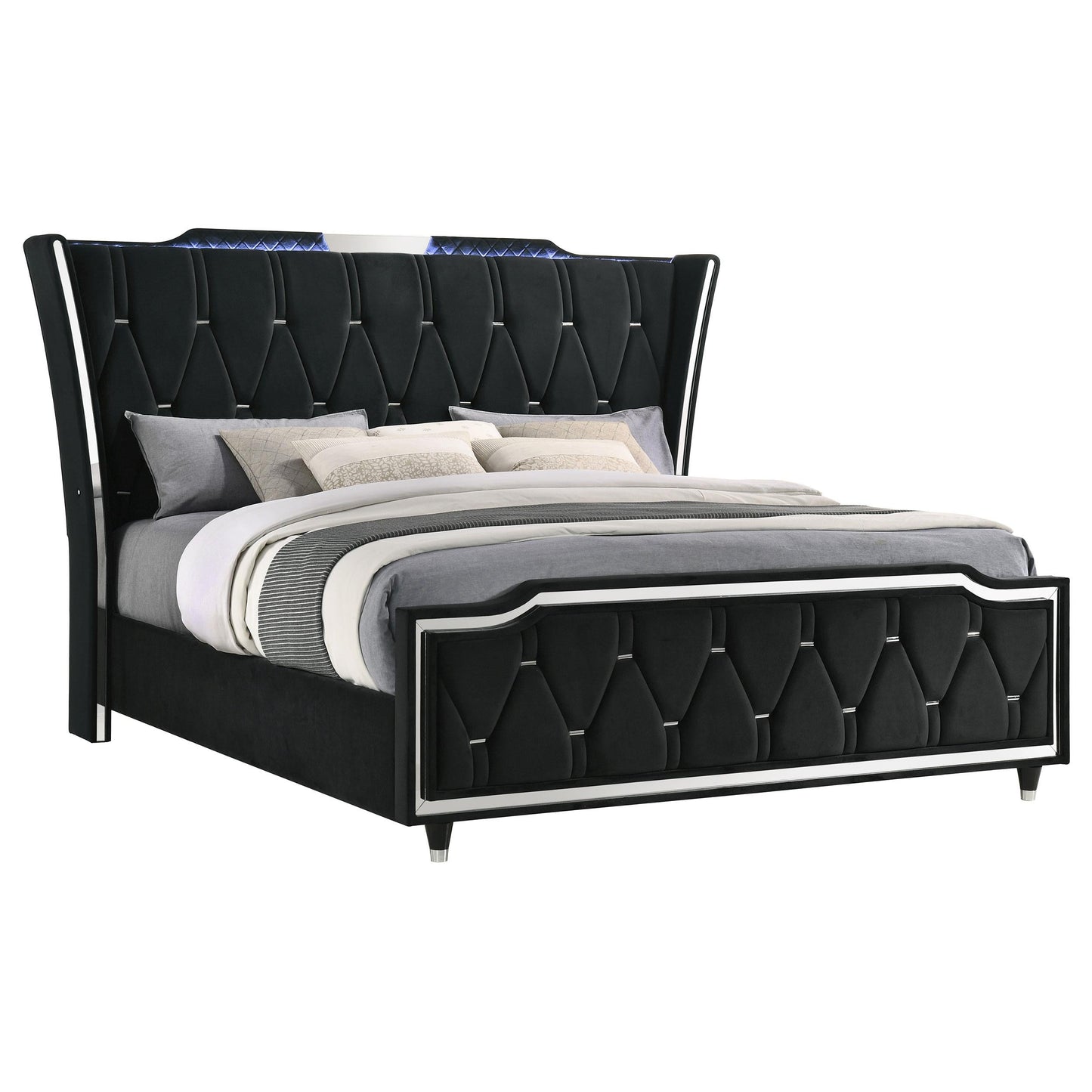 Lorient E King Bed - Black