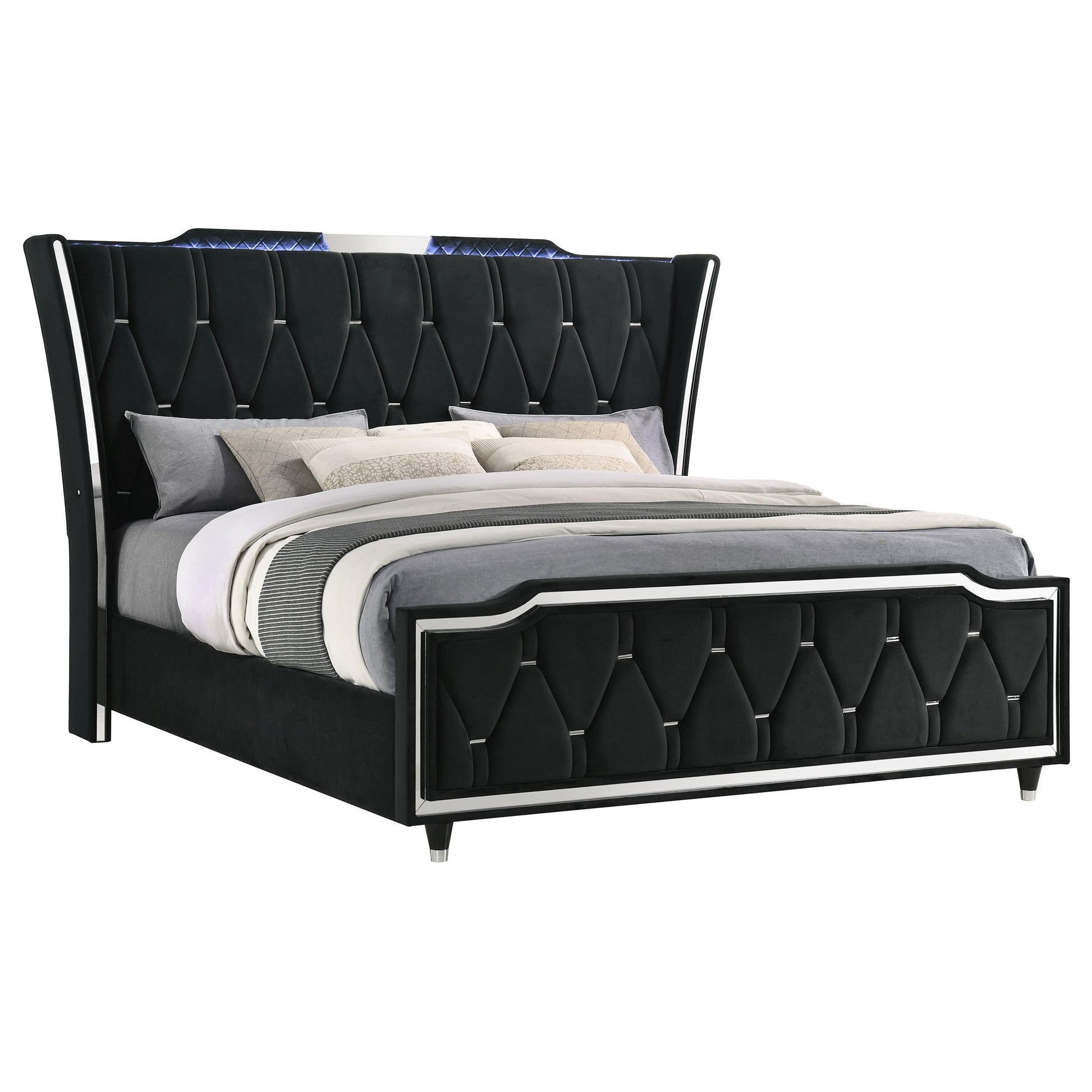 Lorient E King Bed - Black