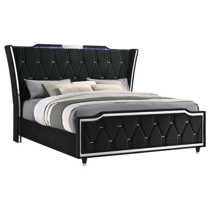 Lorient E King Bed - Black
