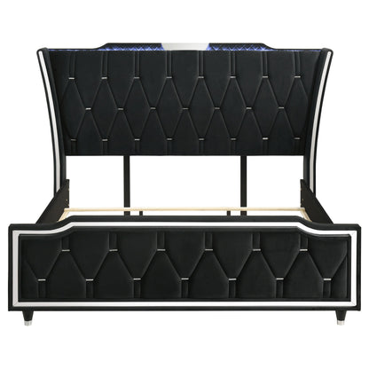 Lorient E King Bed - Black