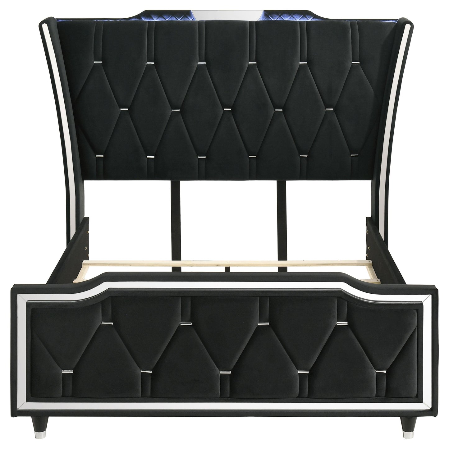 Lorient Queen Bed - Black