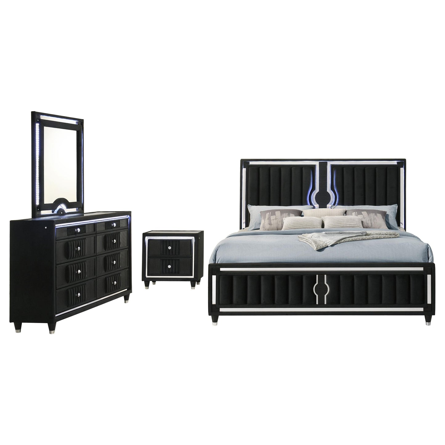 Ravenne 4-Piece Set in Black