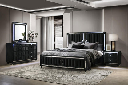Ravenne 4-Piece Set in Black
