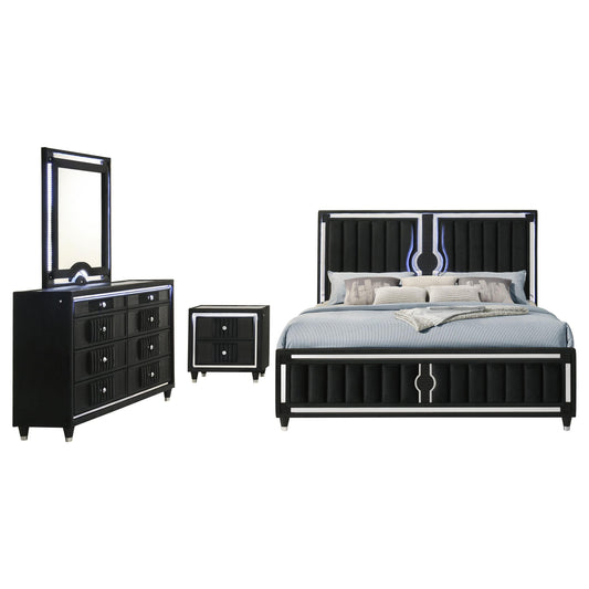 Ravenne 4-Piece Set in Black