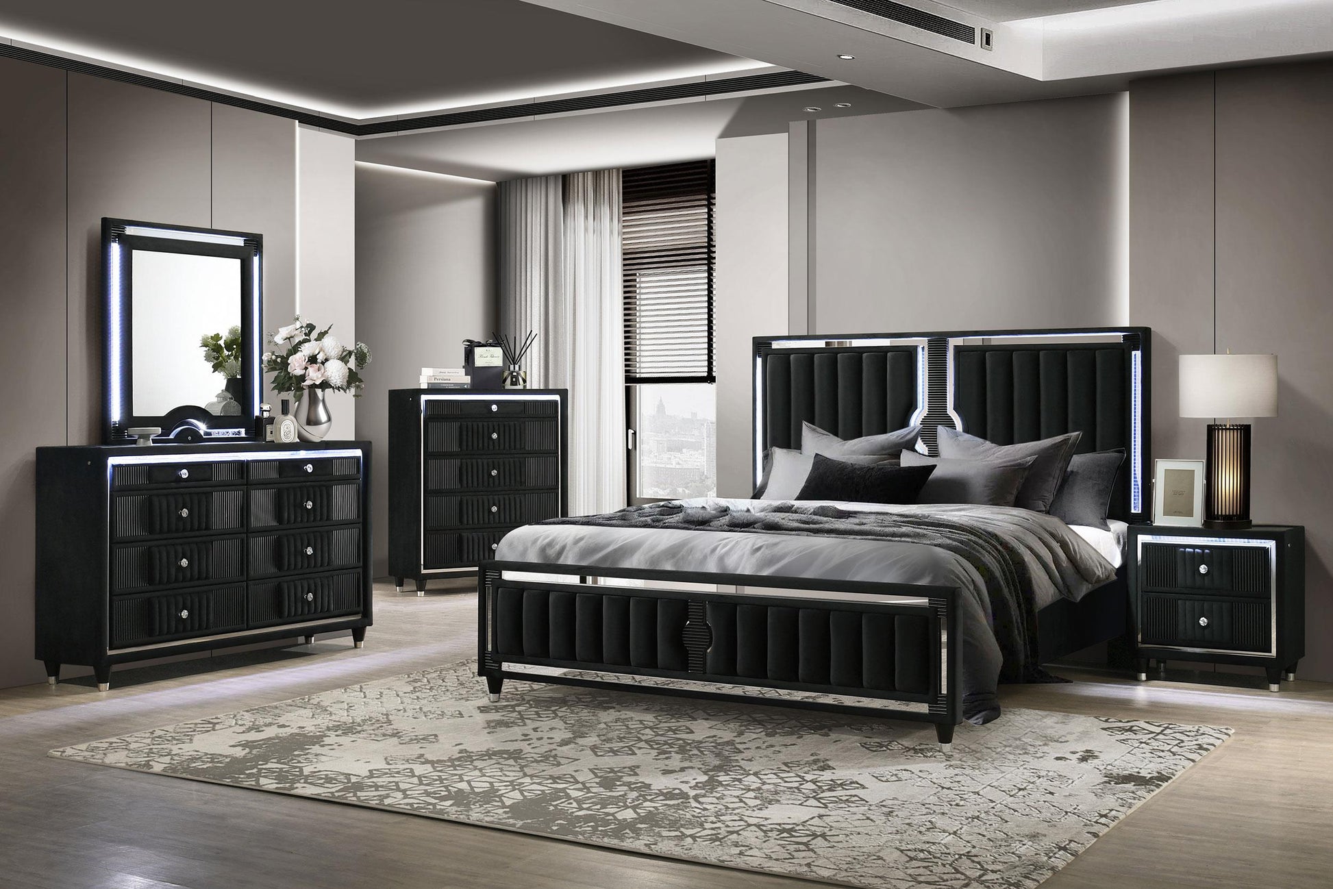 Ravenne 5-Piece Set in Black