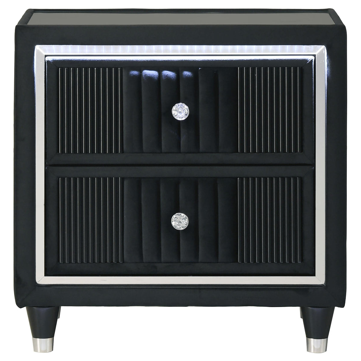 Ravenne Nightstand in Black - Coaster Furniture
