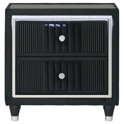 Ravenne Nightstand in Black - Coaster Furniture