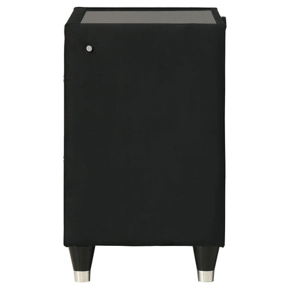 Ravenne Nightstand in Black - Coaster Furniture