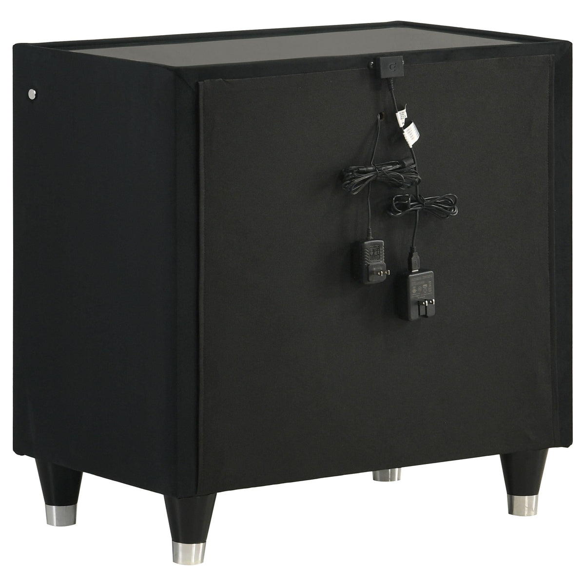 Ravenne Nightstand in Black - Coaster Furniture