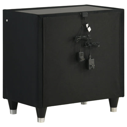 Ravenne Nightstand in Black - Coaster Furniture