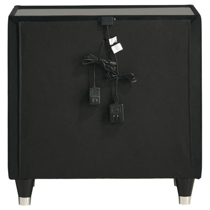 Ravenne Nightstand in Black - Coaster Furniture