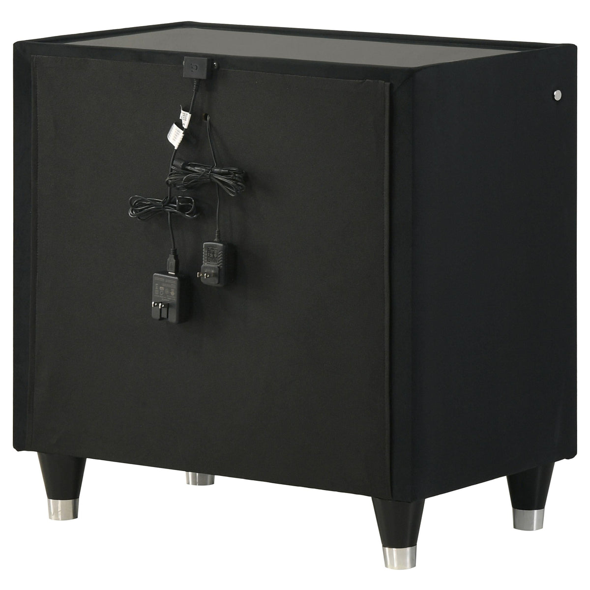 Ravenne Nightstand in Black - Coaster Furniture