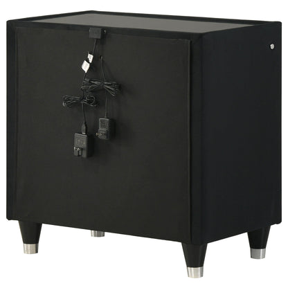 Ravenne Nightstand in Black - Coaster Furniture