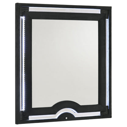 Ravenne Dresser Mirror in Black - Coaster Furniture