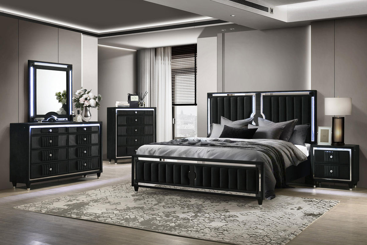 Ravenne Dresser Mirror in Black - Coaster Furniture