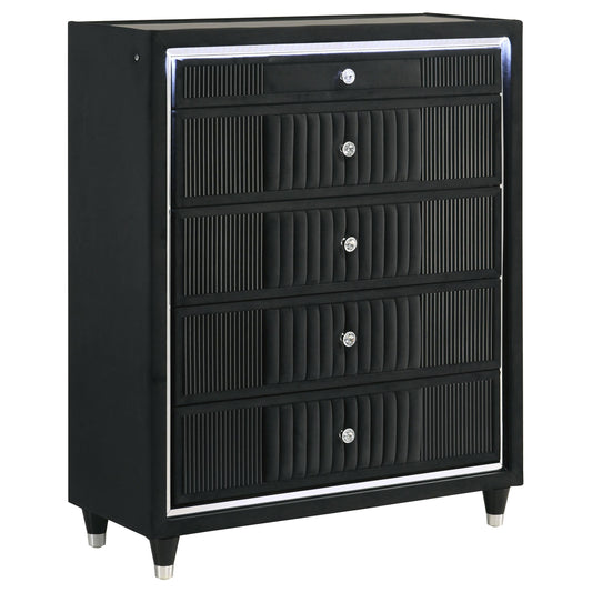 Ravenne Chest in Black - Coaster Furniture
