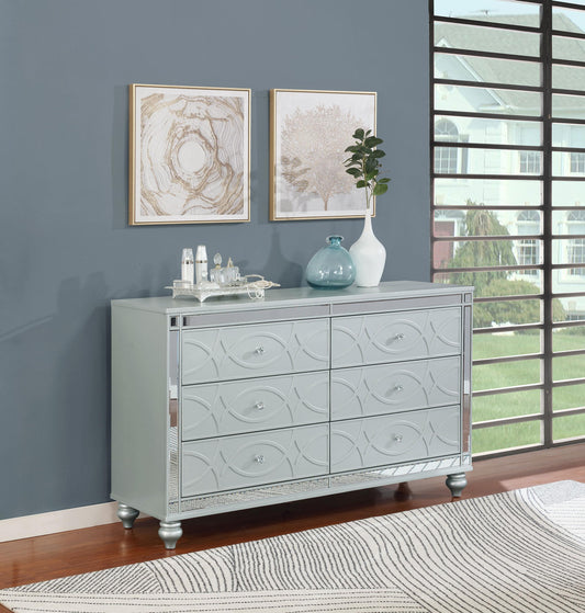 Gunnison Dresser in Silver Metallic - Coaster Furniture