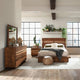 Winslow Queen Bed 4-Piece Set - Smokey Walnut