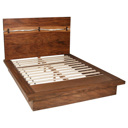 Winslow Queen Bed 4-Piece Set - Smokey Walnut