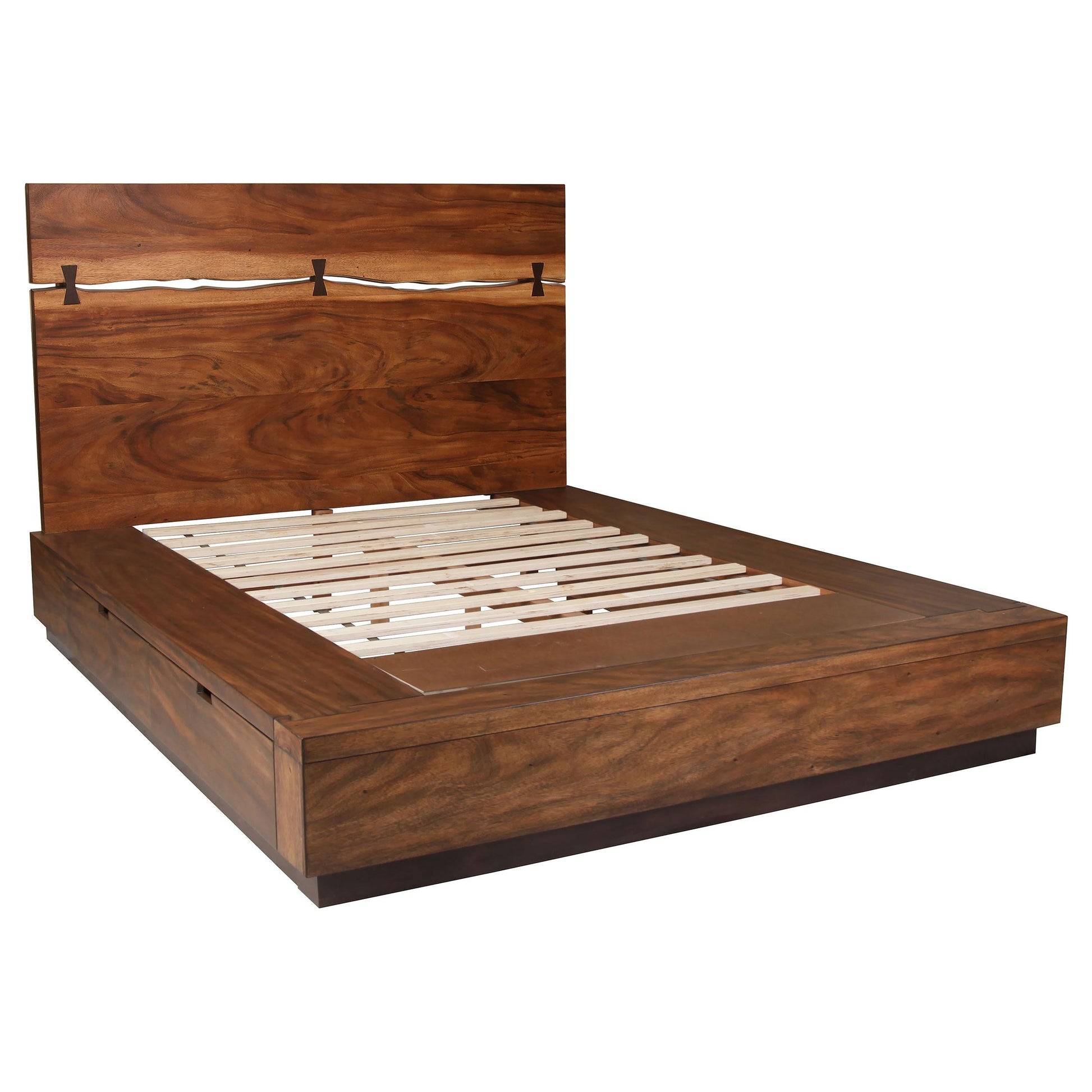 Winslow Queen Bed 5-Piece Set - Smokey Walnut / Coffee Bean