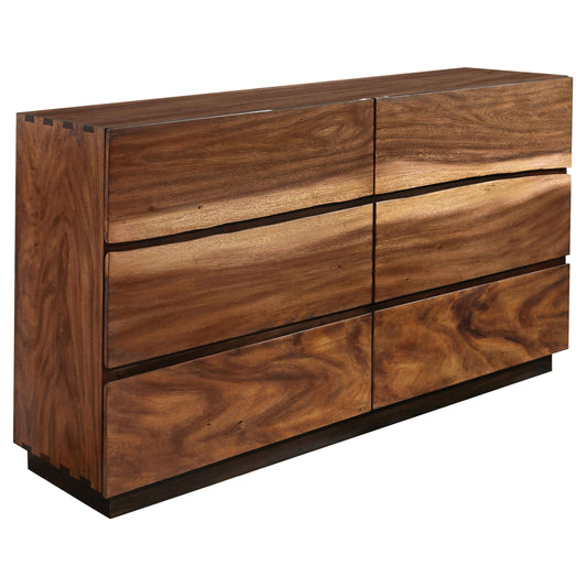 Winslow Dresser in Smokey Walnut - Coaster Furniture