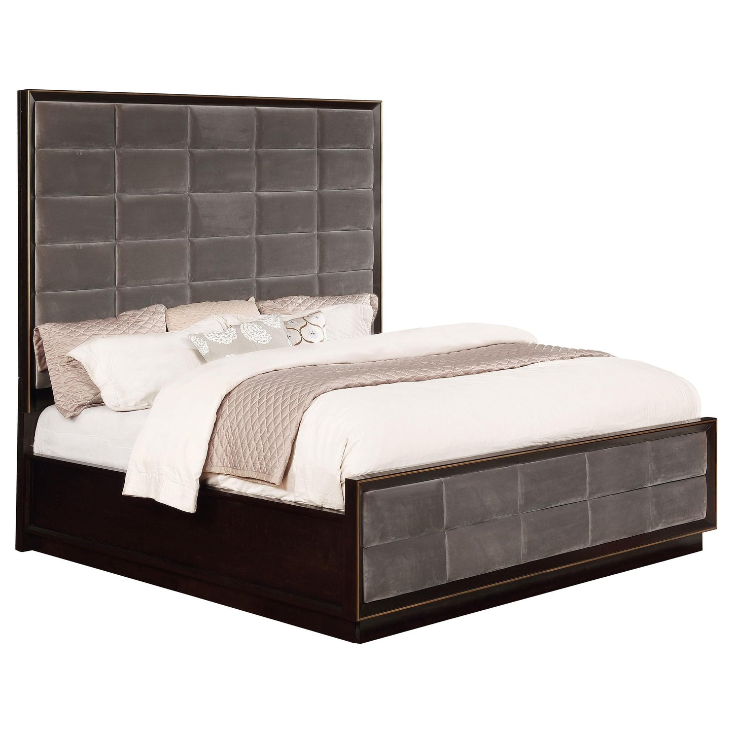 Durango Queen Bed - Smoked Peppercorn
