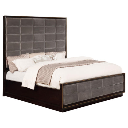 Durango Queen Bed - Smoked Peppercorn