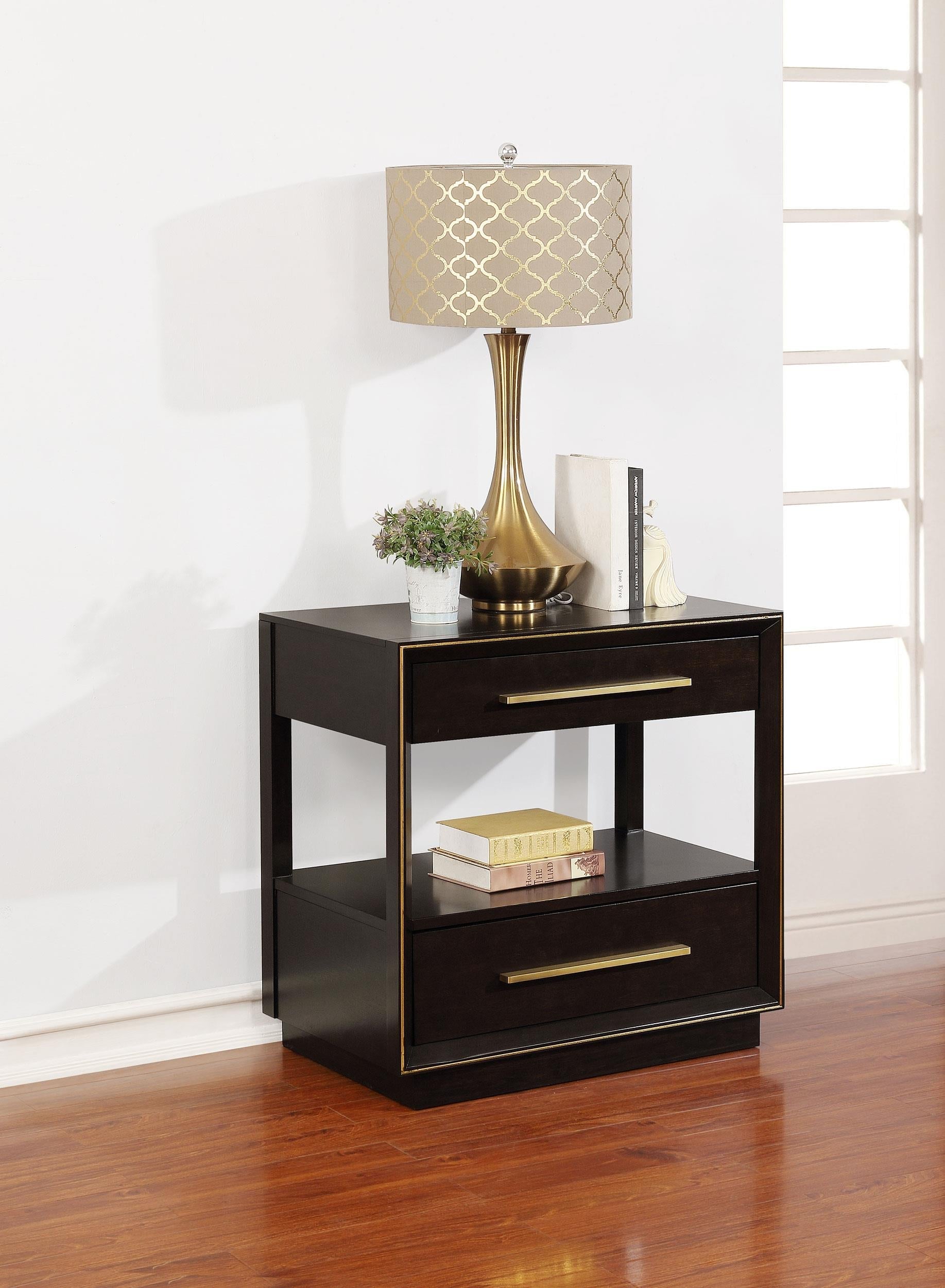 Durango Nightstand - Smoked Peppercorn