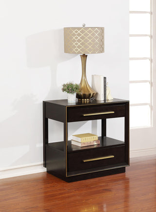 Durango Nightstand - Smoked Peppercorn