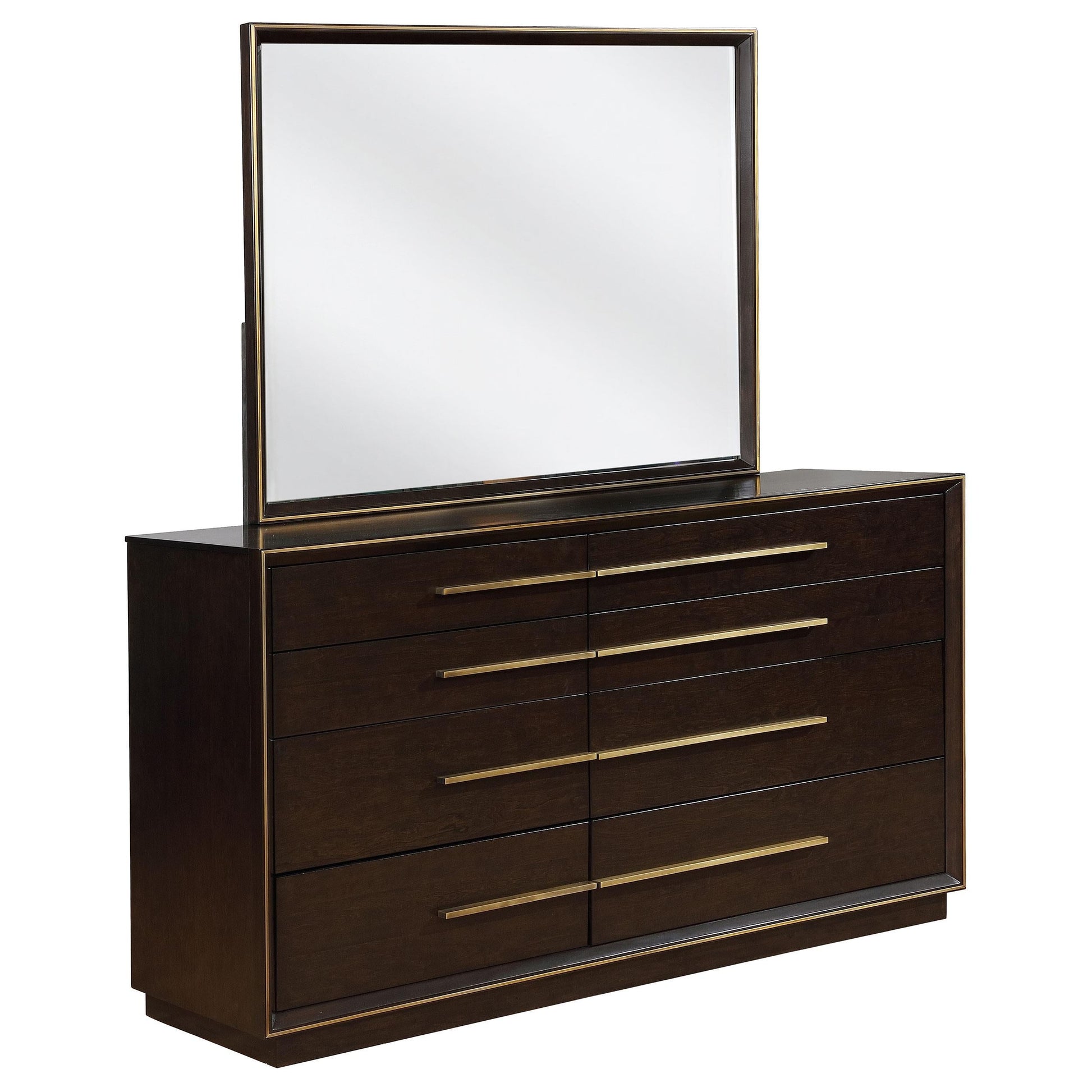 Durango Dresser With Mirror - Smoked Peppercorn