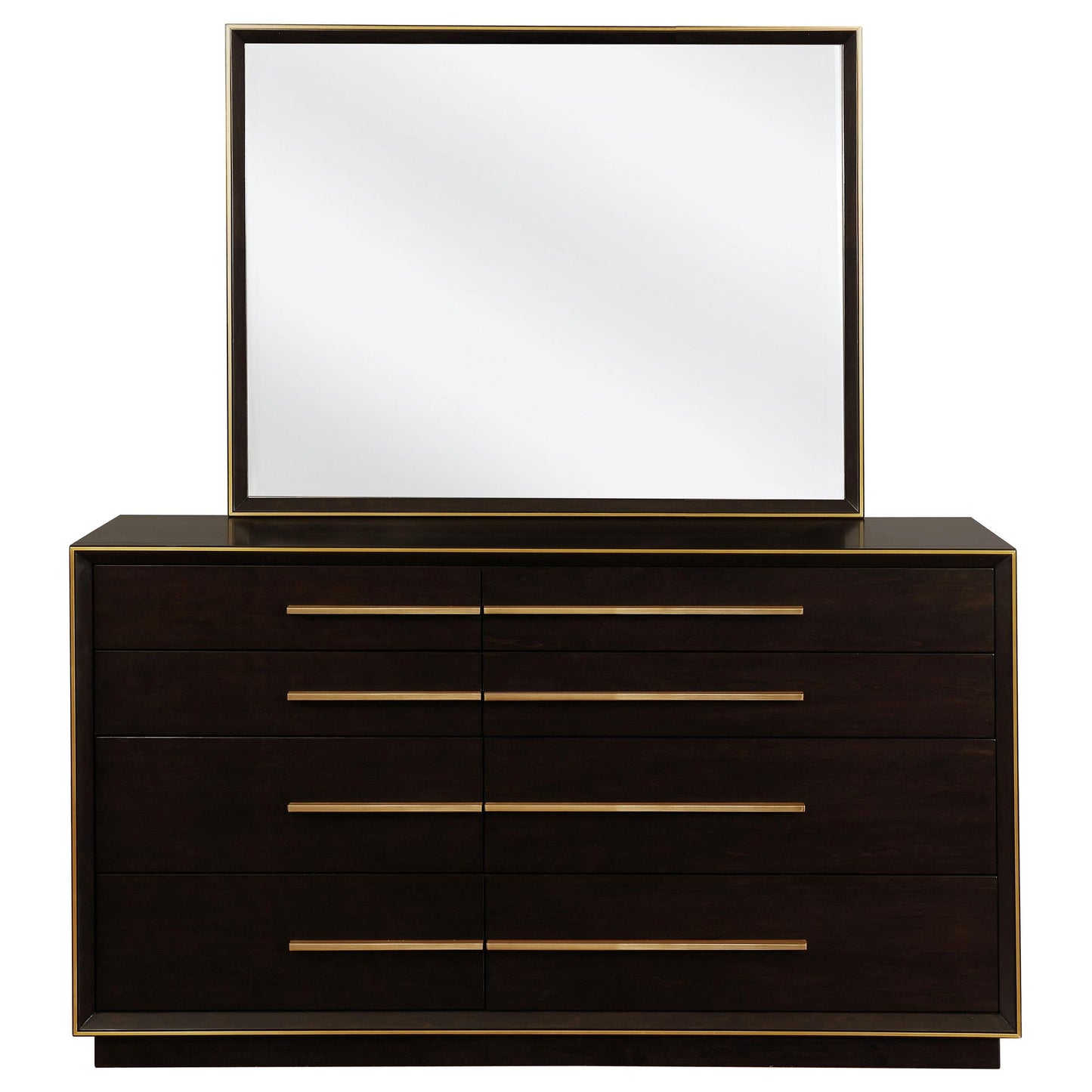 Durango Dresser With Mirror - Smoked Peppercorn