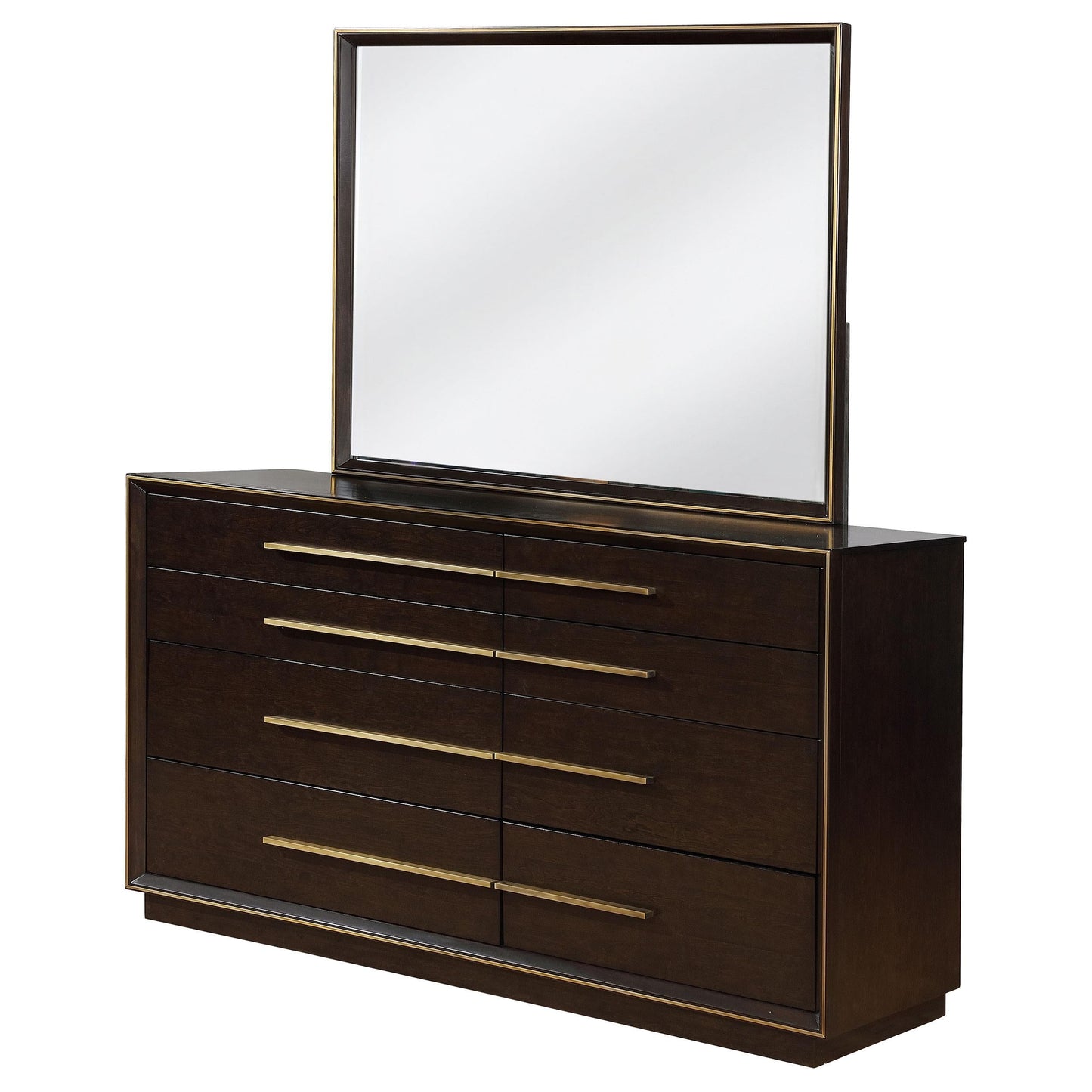 Durango Dresser With Mirror - Smoked Peppercorn