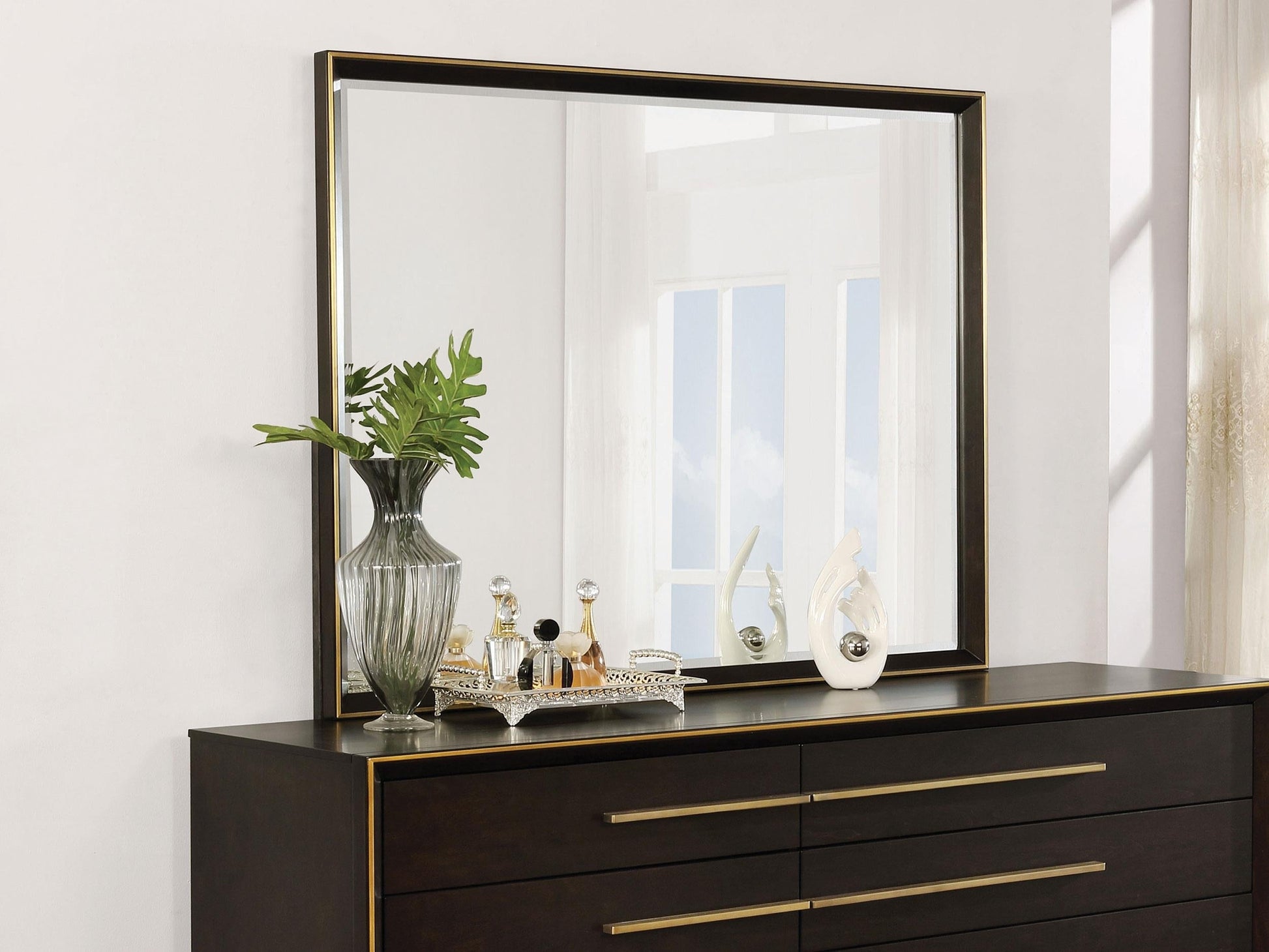 Durango Dresser Mirror - Smoked Peppercorn