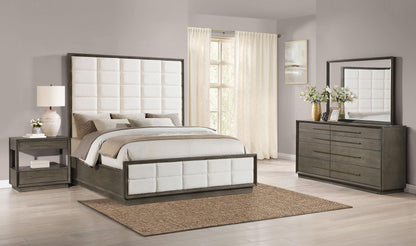 Durango Eastern King Bed 4-Piece Set - Taupe Oak