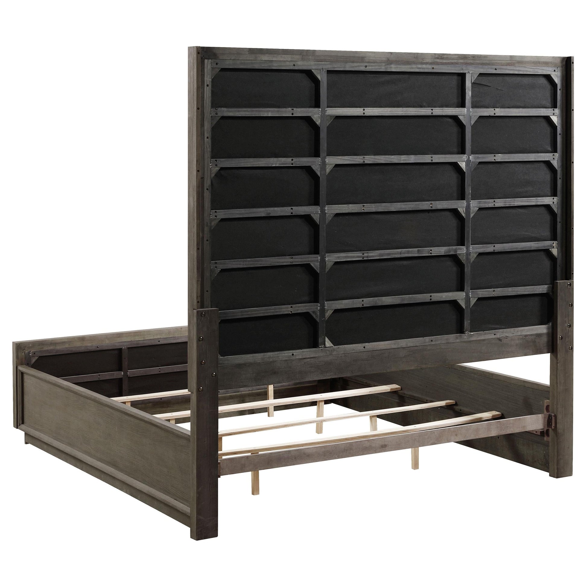 Durango Eastern King Bed 4-Piece Set - Taupe Oak