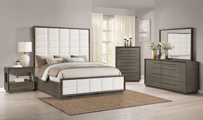 Durango Eastern King Bed 5-Piece Set - Taupe Oak